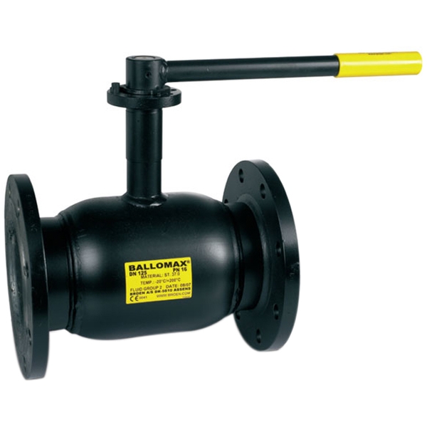 Кран шаровой сталь полнопроходной Ballomax КШТ 60.113.080 Ду80 Ру16 фл рукоятка BROEN